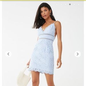 Embroidered Floral Lace Dress